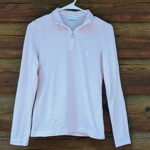 NWOT Golfino woman's long sleeve 3/4 zip pullover sweater top